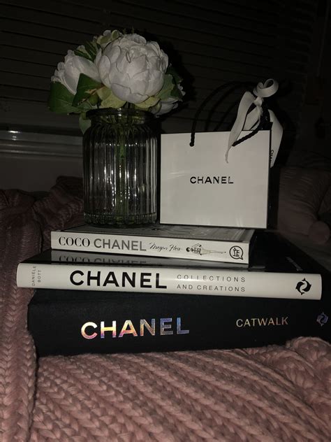 Chanel book stacks